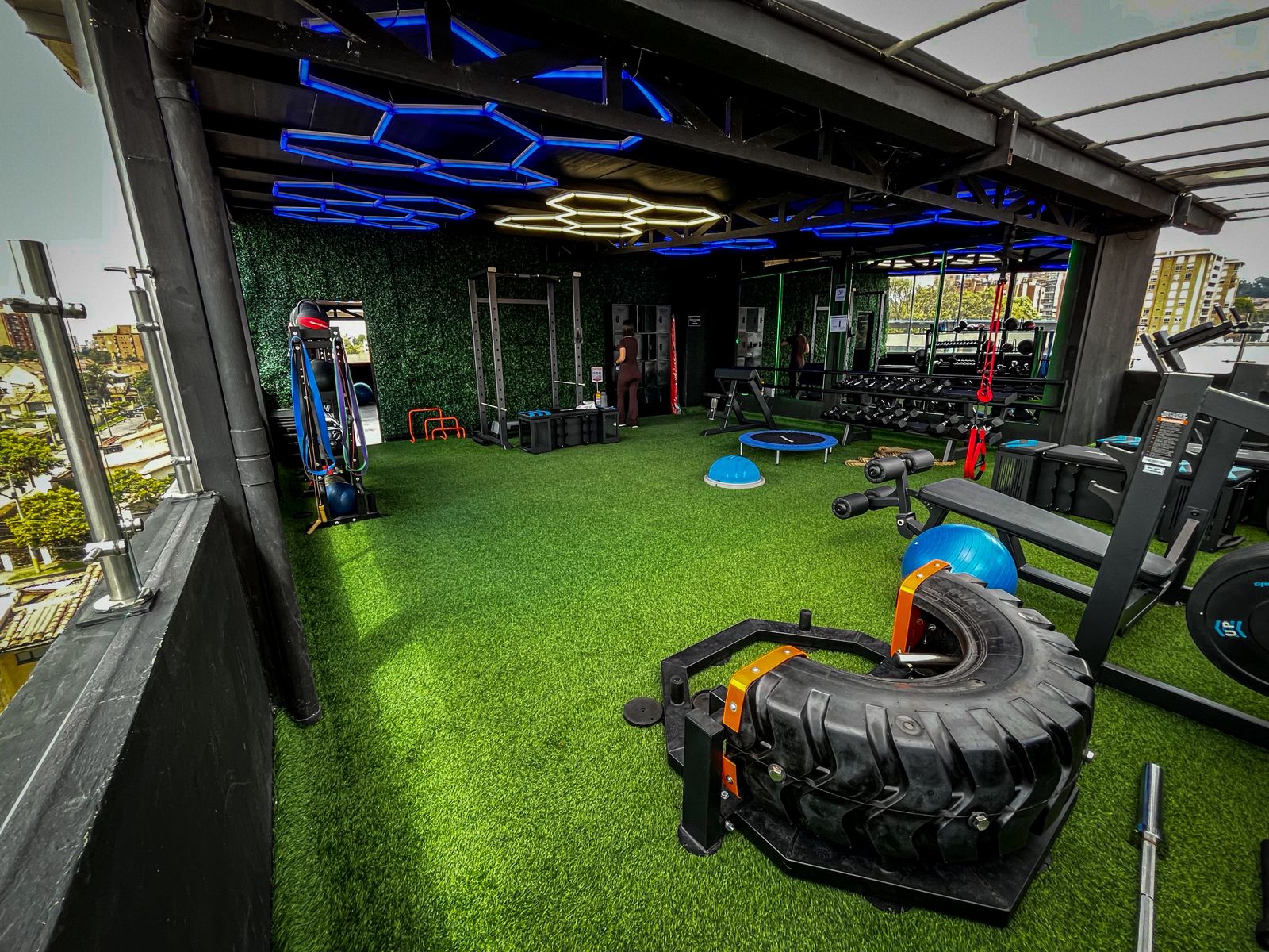 Terraza al aire libre de BlessFit